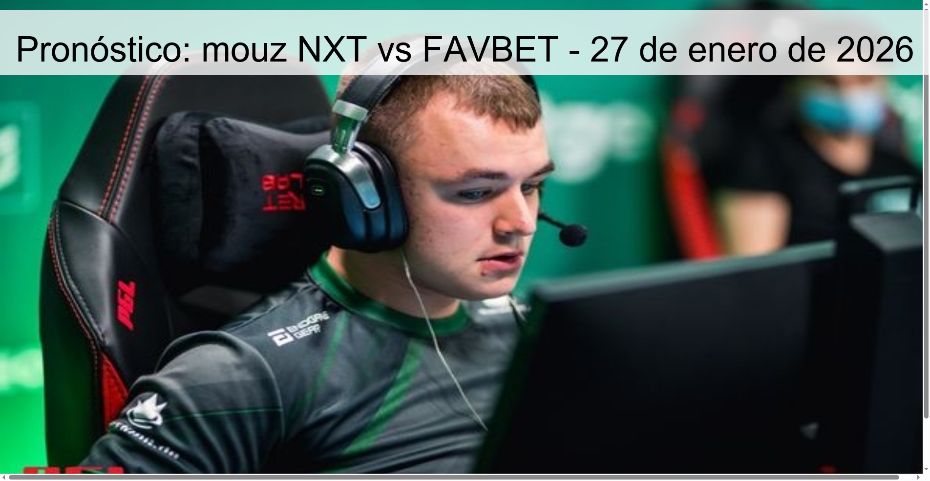 Prediction: mouz NXT vs FAVBET – January 27, 2026