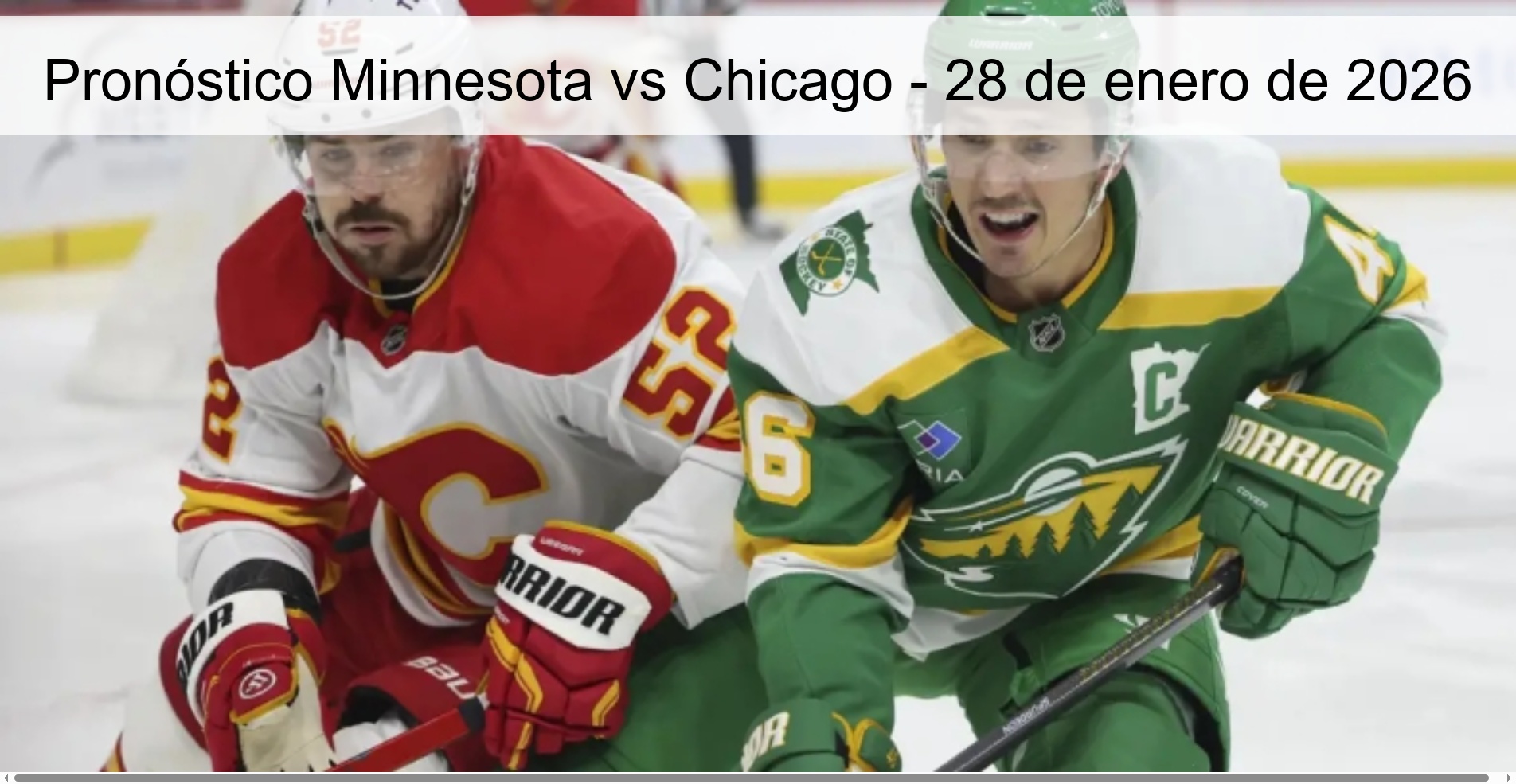 Pronóstico Minnesota vs Chicago - 28 de enero de 2026
