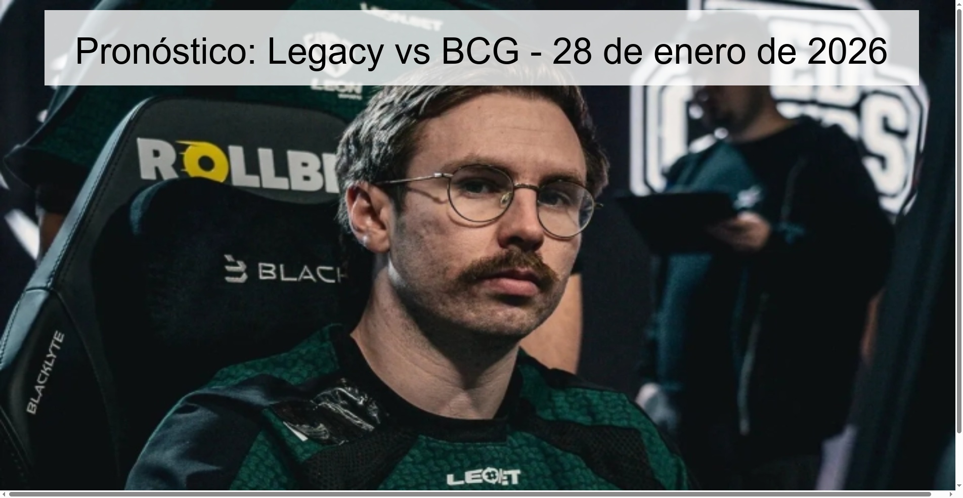 Pronóstico: Legacy vs BCG - 28 de enero de 2026