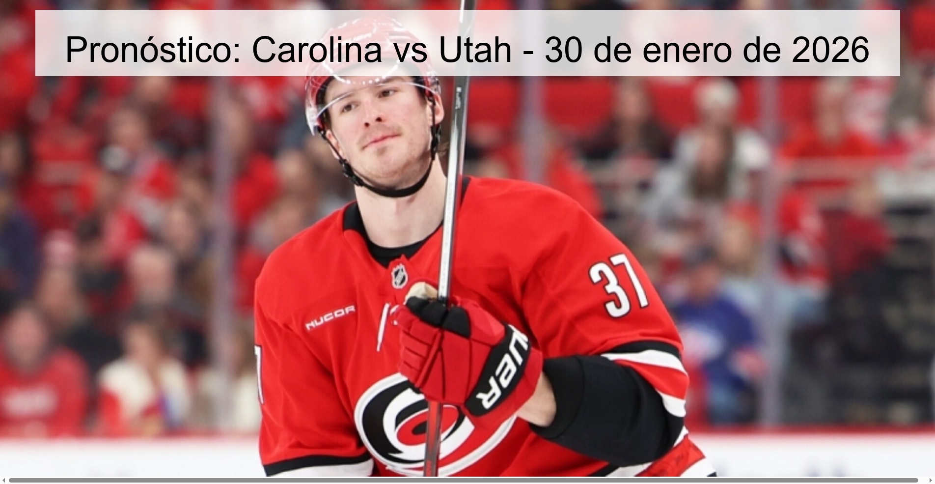 Prediction: Carolina vs Utah – January 30, 2026