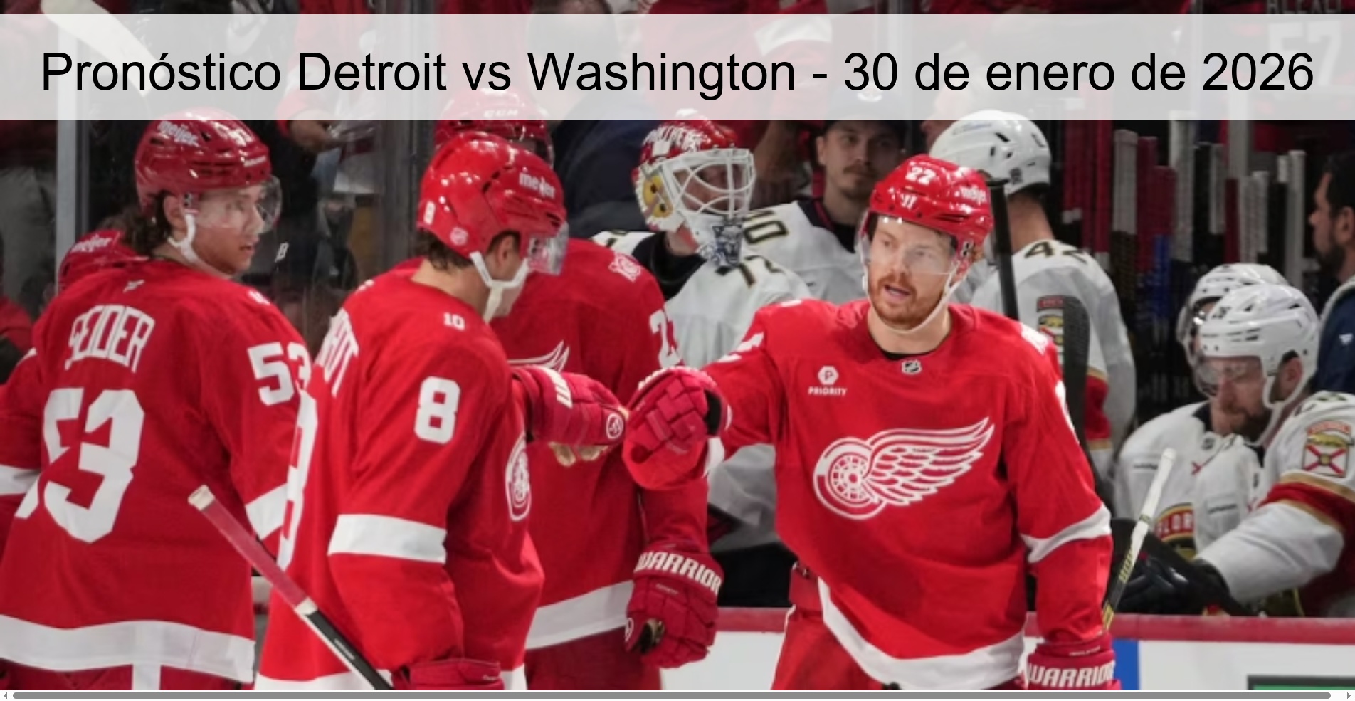 Pronóstico Detroit vs Washington - 30 de enero de 2026
