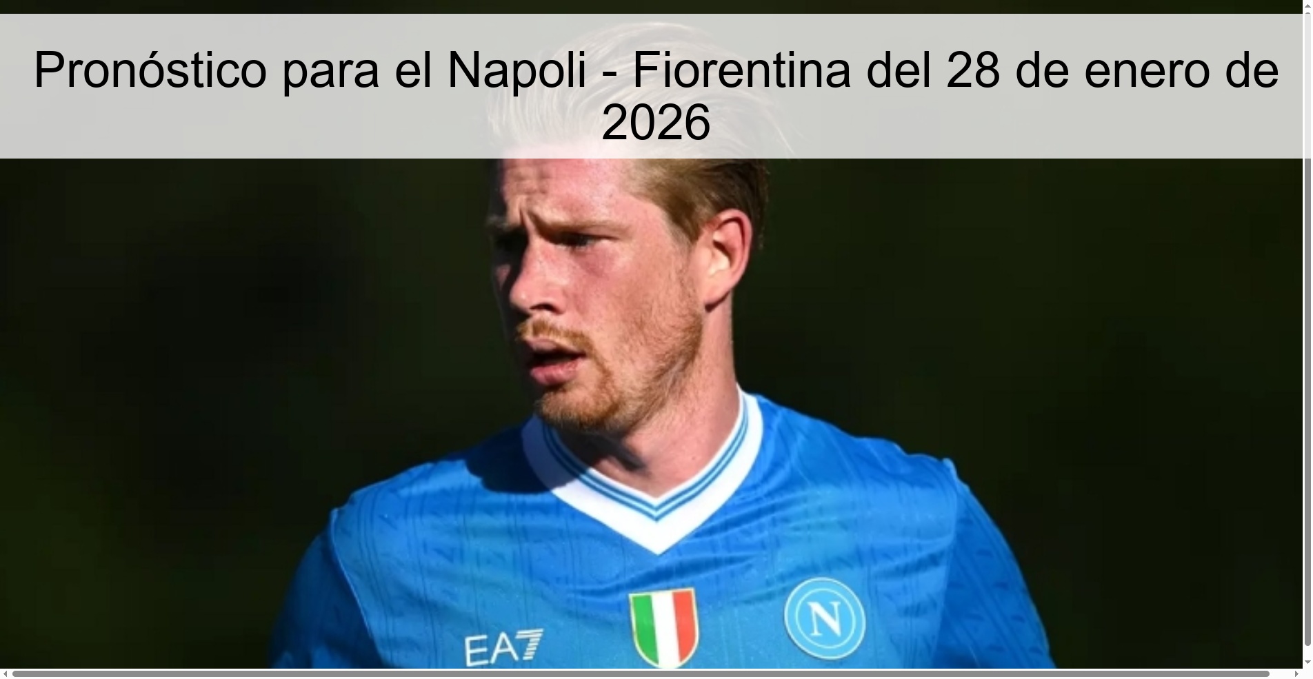 Prediction for Napoli - Fiorentina on January 28, 2026