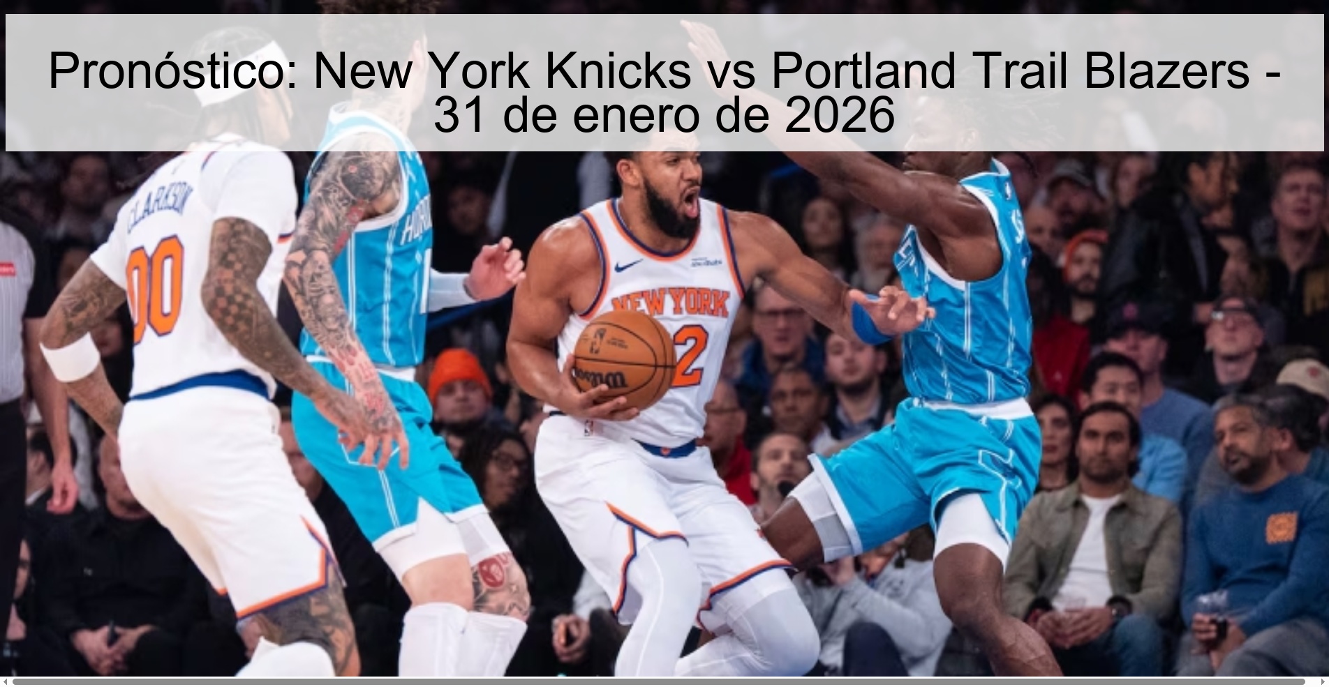 Prediction: New York Knicks vs Portland Trail Blazers - January 31, 2026