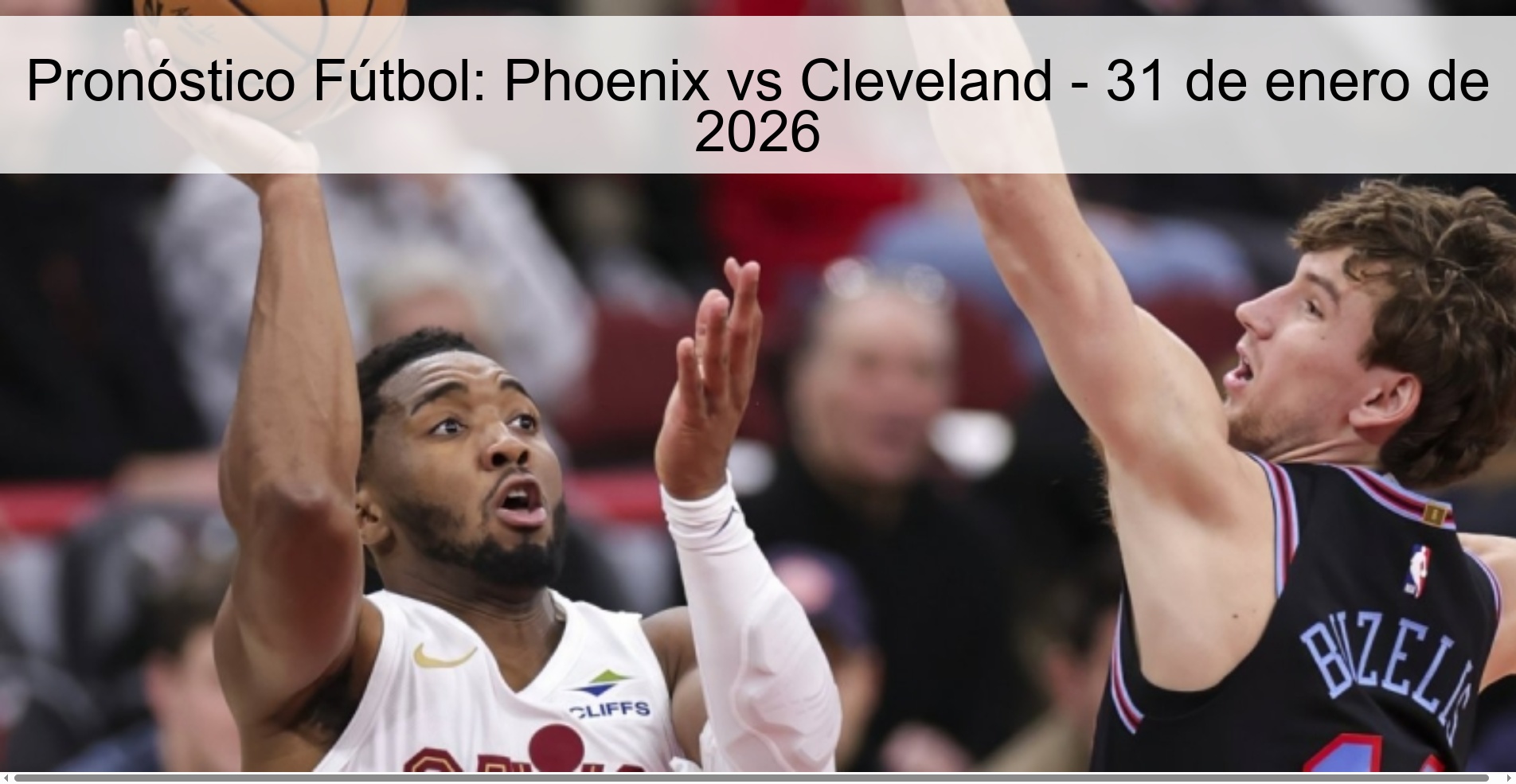 Pronóstico Fútbol: Phoenix vs Cleveland - 31 de enero de 2026