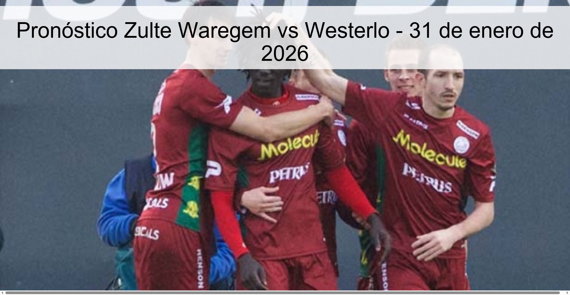 Zulte Waregem vs Westerlo Prediction – January 31, 2026