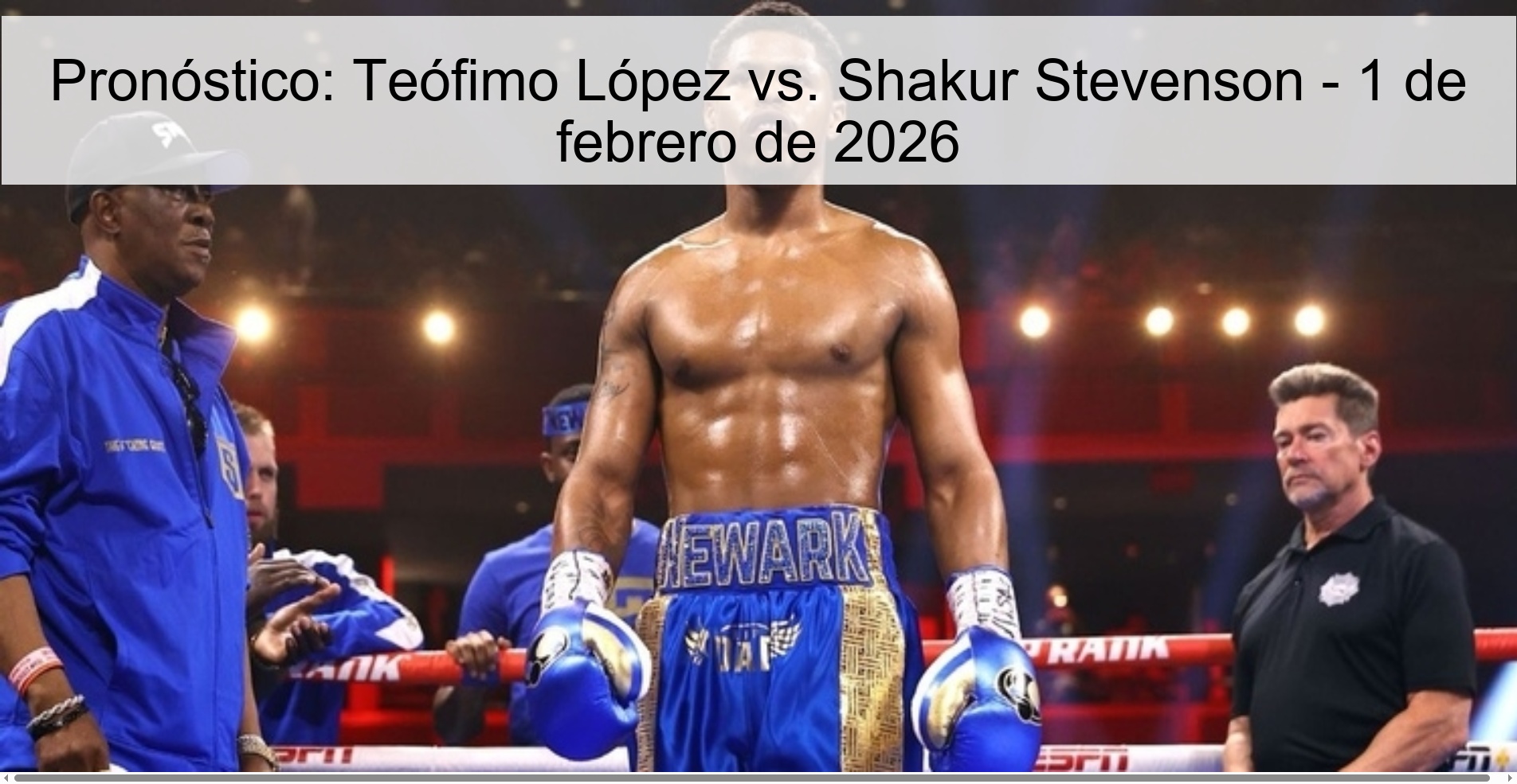 Prediction: Teofimo López vs. Shakur Stevenson – February 1, 2026