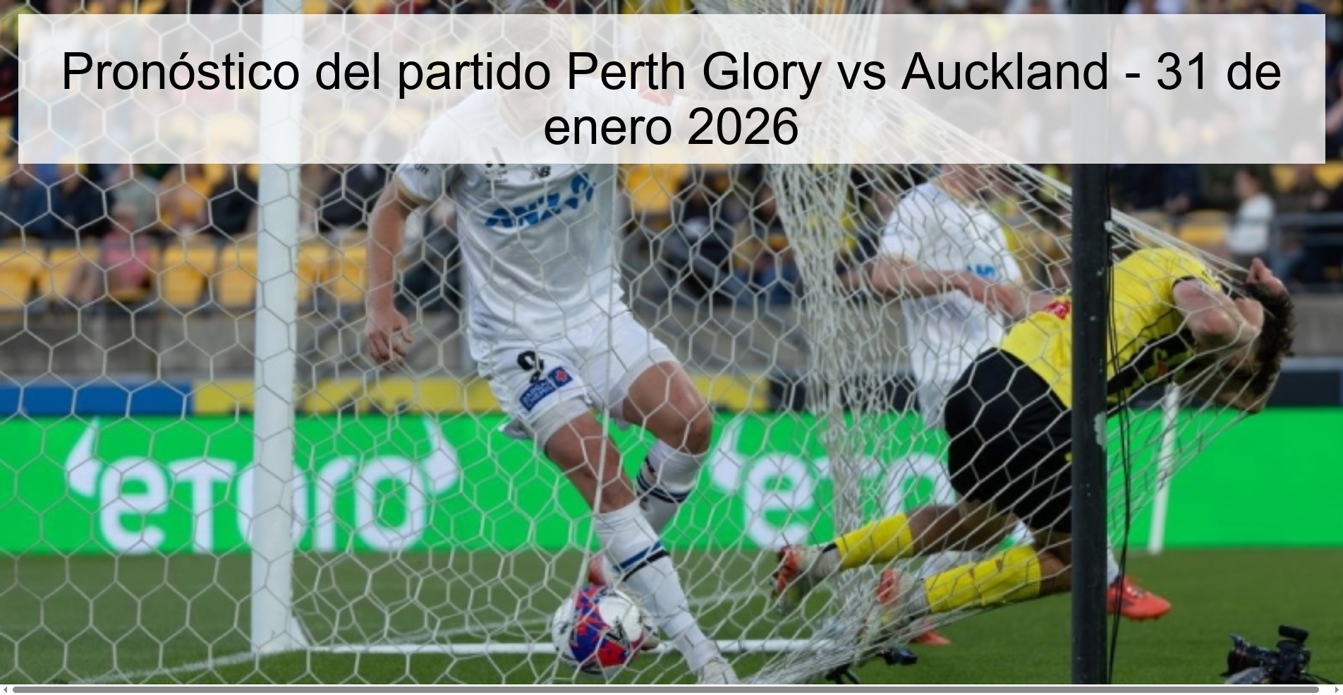 Perth Glory vs Auckland Prediction – January 31, 2026