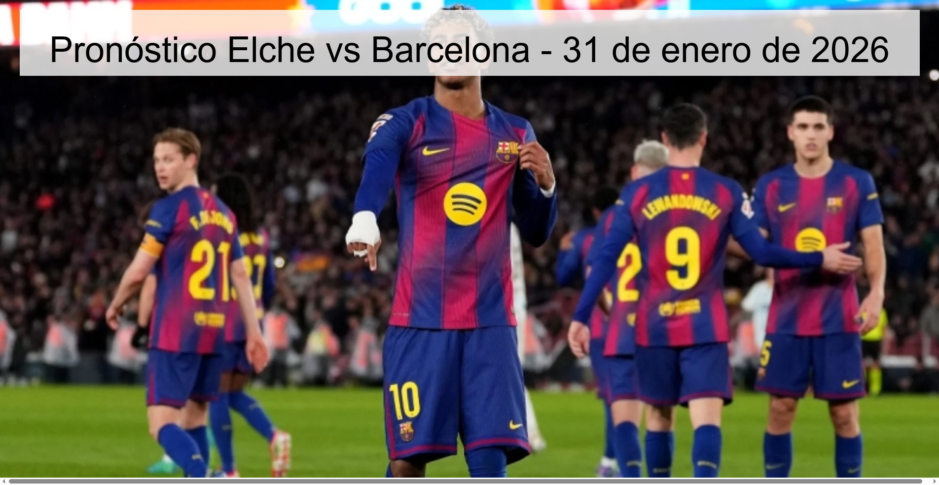 Elche vs Barcelona Prediction - January 31, 2026