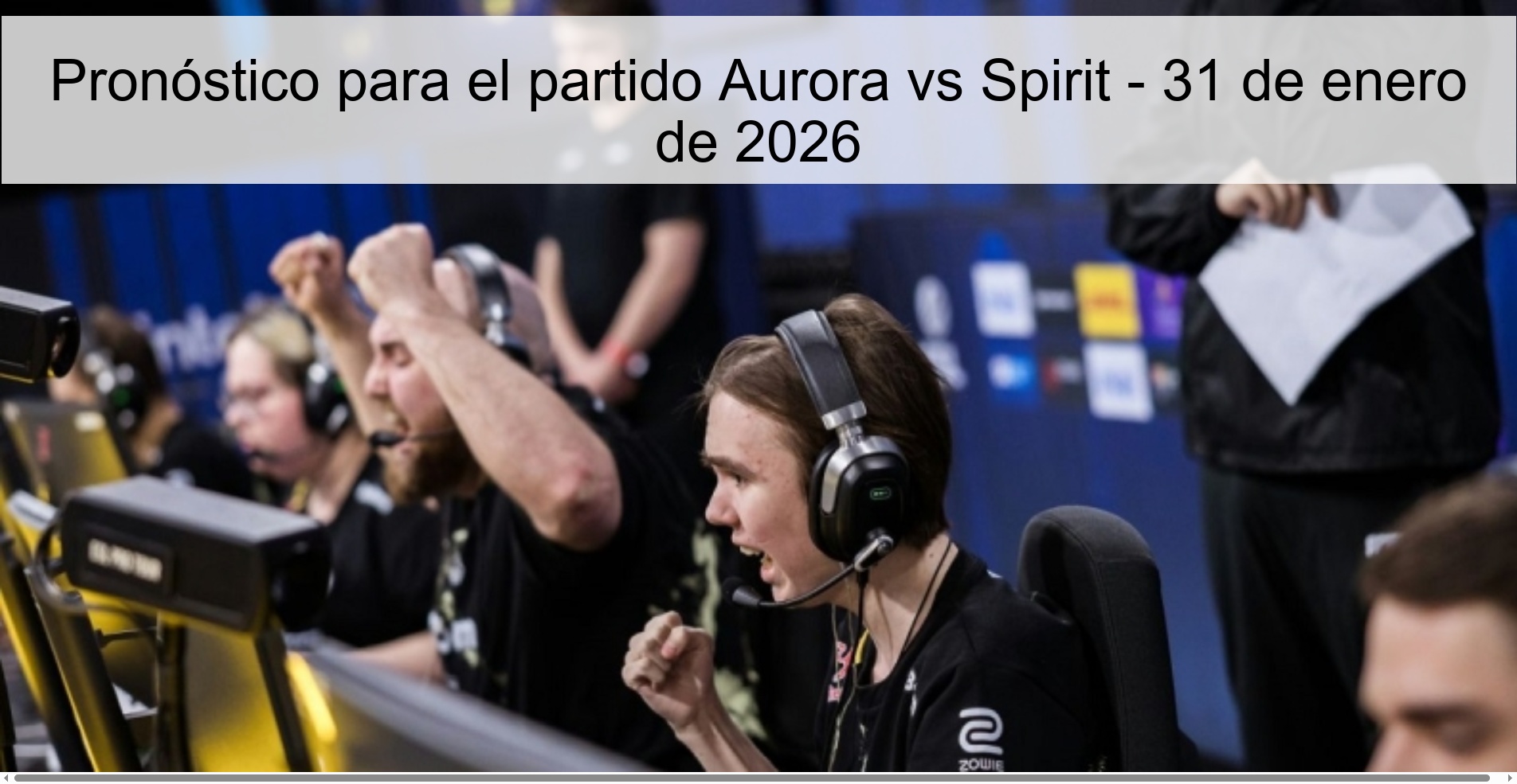 Pronóstico para el partido Aurora vs Spirit - 31 de enero de 2026