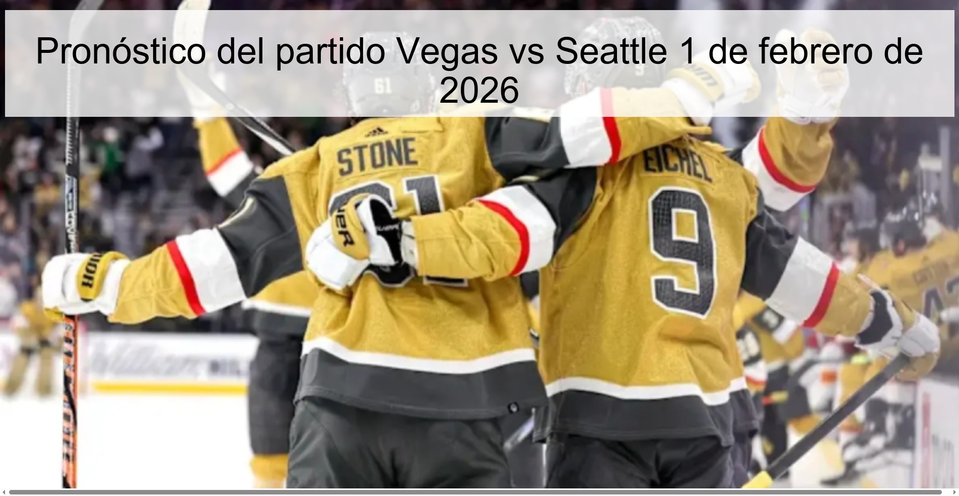 Vegas vs Seattle Prediction February 1, 2026