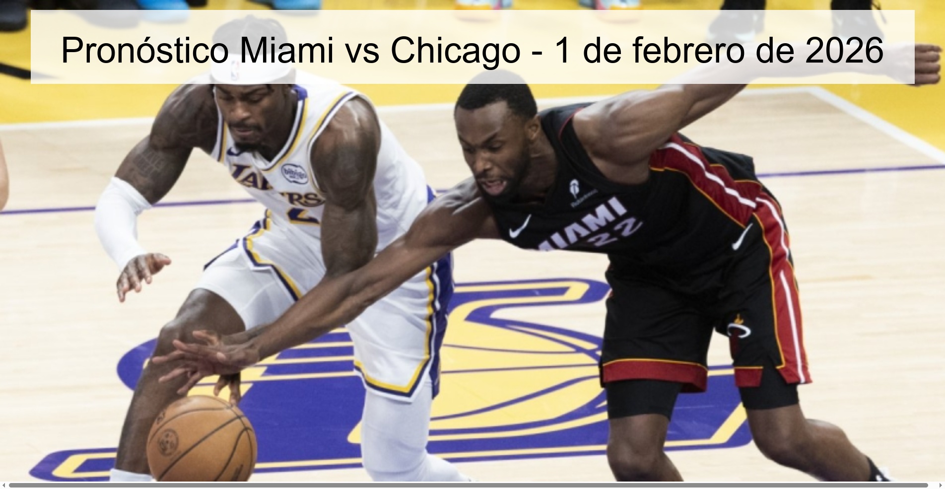 Miami vs Chicago Prediction – February 1, 2026