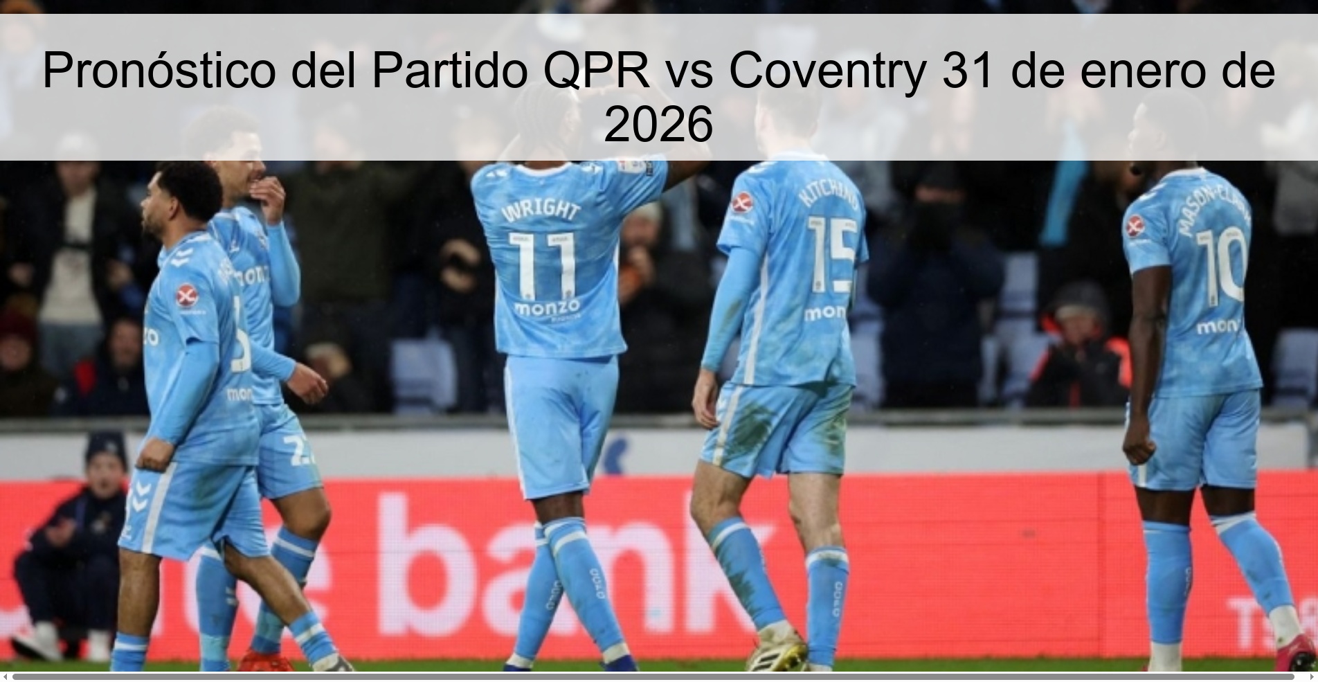 QPR vs Coventry Match Prediction January 31, 2026