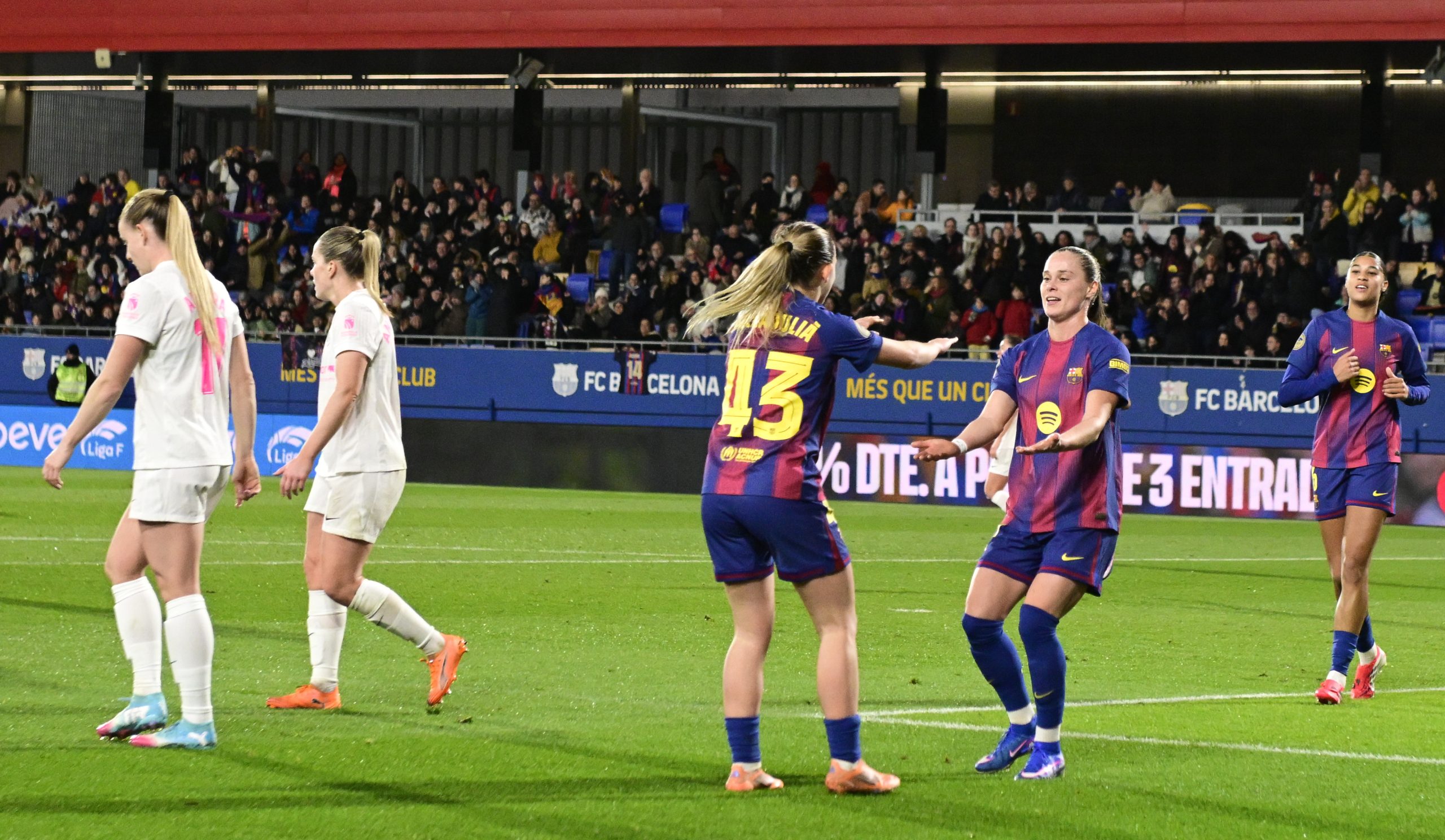 Barça Women makes history with an astonishing victory: 12-1 against Madrid CFF