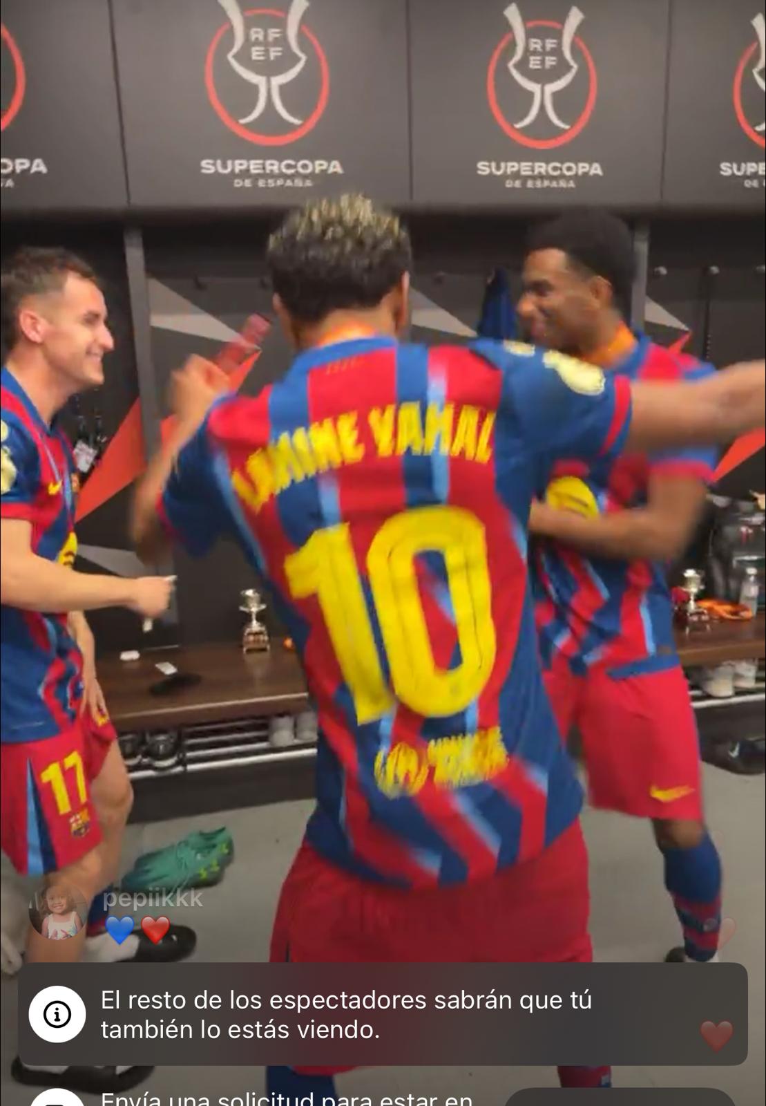 Culé Party! Barça Celebrates Its First Title of the Season After Beating Madrid
