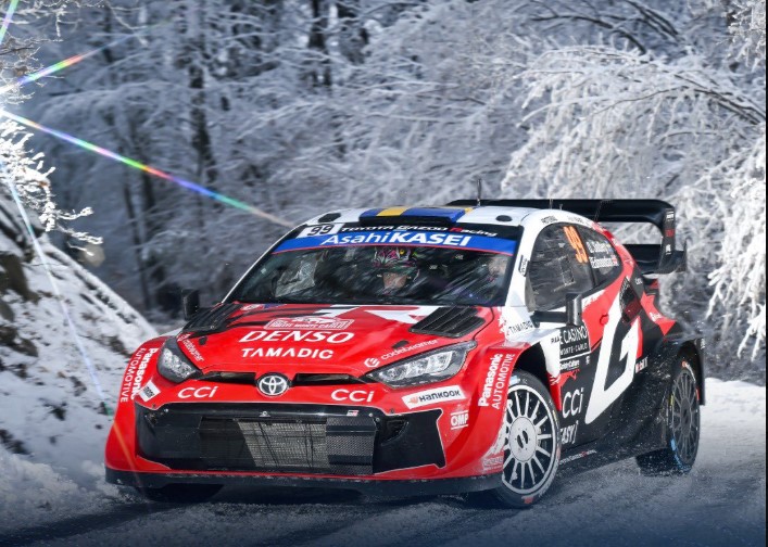 Oliver Solberg lidera el Rally de Montecarlo con un margen de 59 segundos