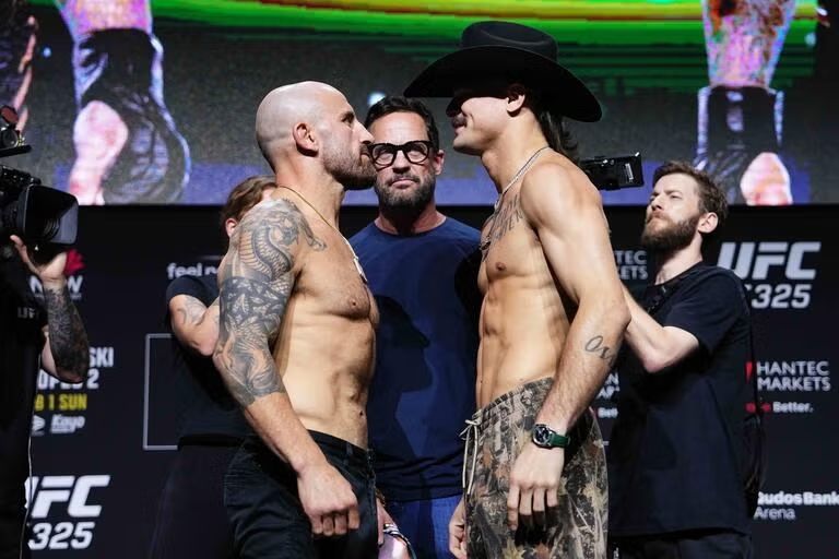 Vibrante duelo en Sidney: Volkanovski y Lopes se enfrentan en UFC 325 con sede en el Qudos Bank Arena