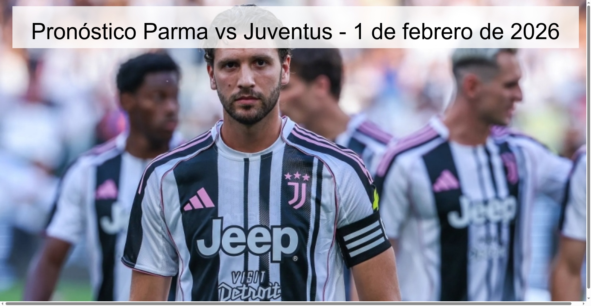 Pronóstico Parma vs Juventus - 1 de febrero de 2026