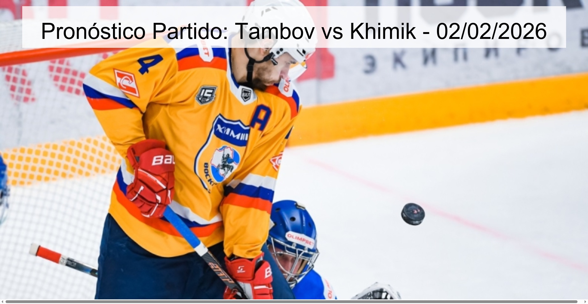 Match Prediction: Tambov vs Khimik - 02/02/2026