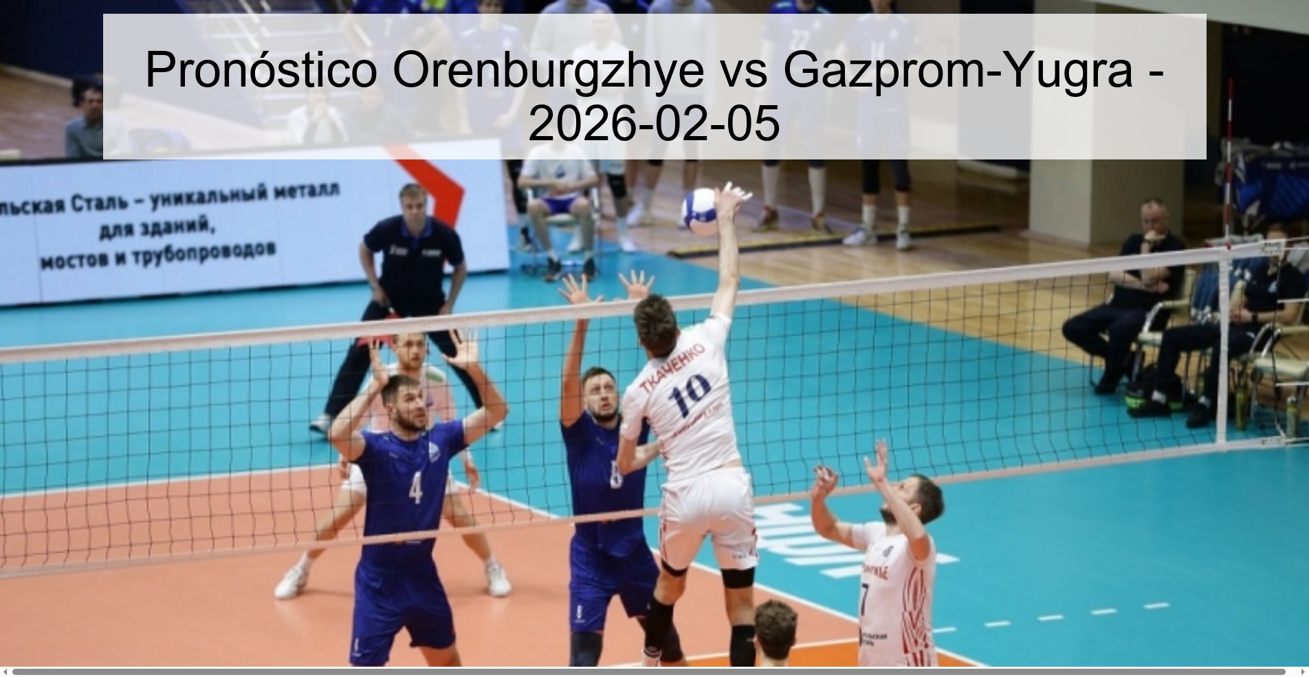 Pronóstico Orenburgzhye vs Gazprom-Yugra - 2026-02-05