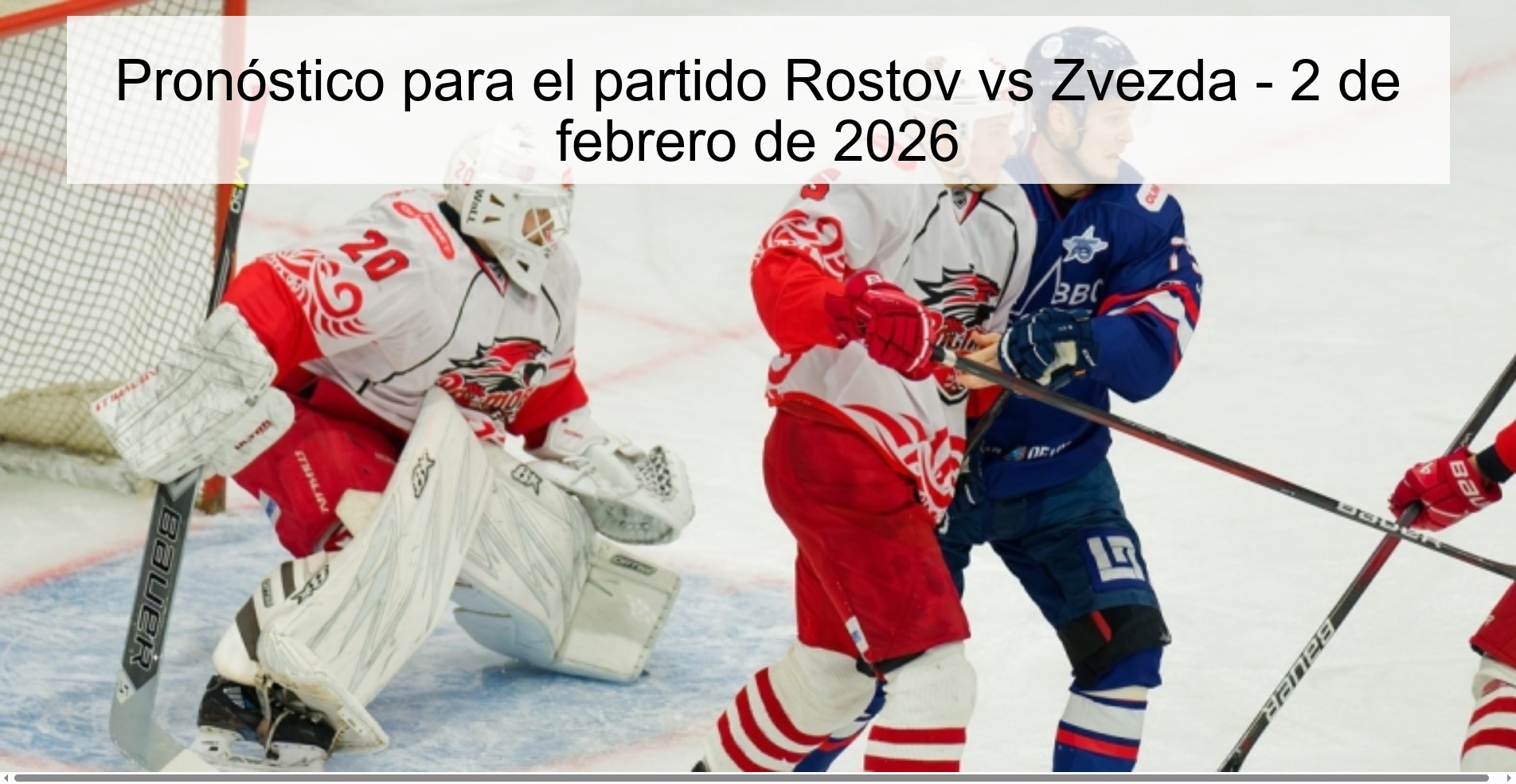 Pronóstico para el partido Rostov vs Zvezda - 2 de febrero de 2026