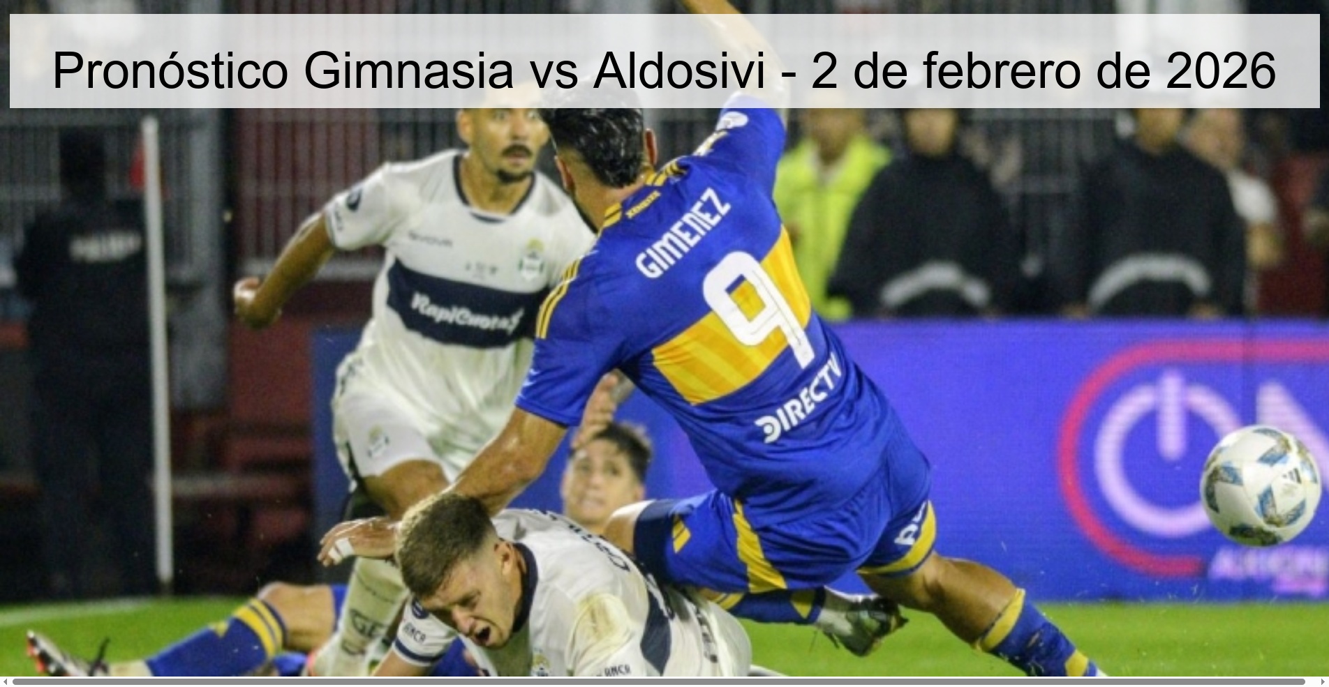 Gimnasia vs Aldosivi Prediction - February 2, 2026