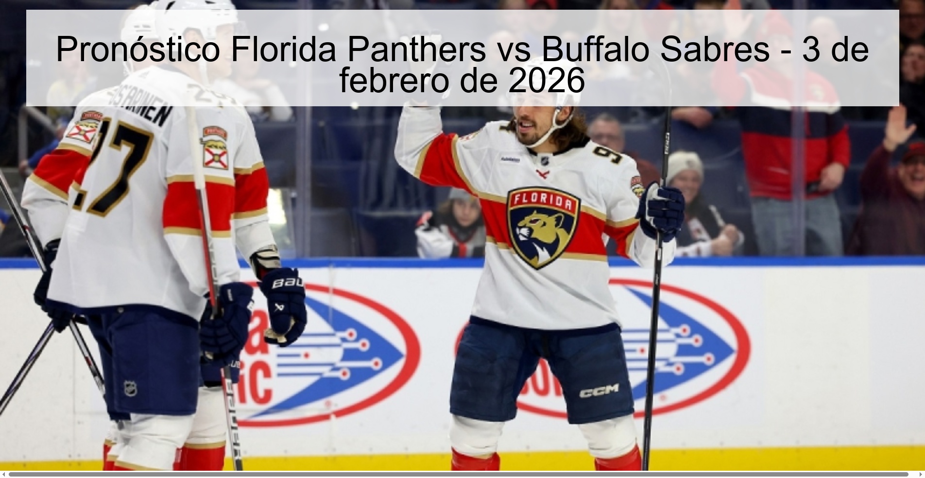 Florida Panthers vs Buffalo Sabers Prediction – February 3, 2026