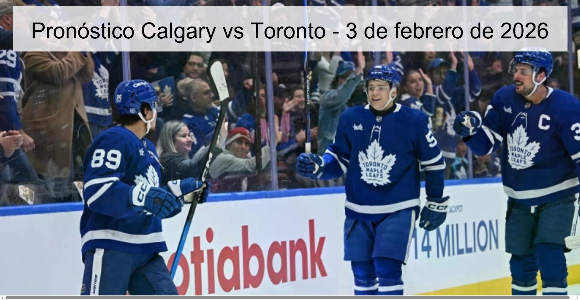 Calgary vs Toronto Prediction – February 3, 2026