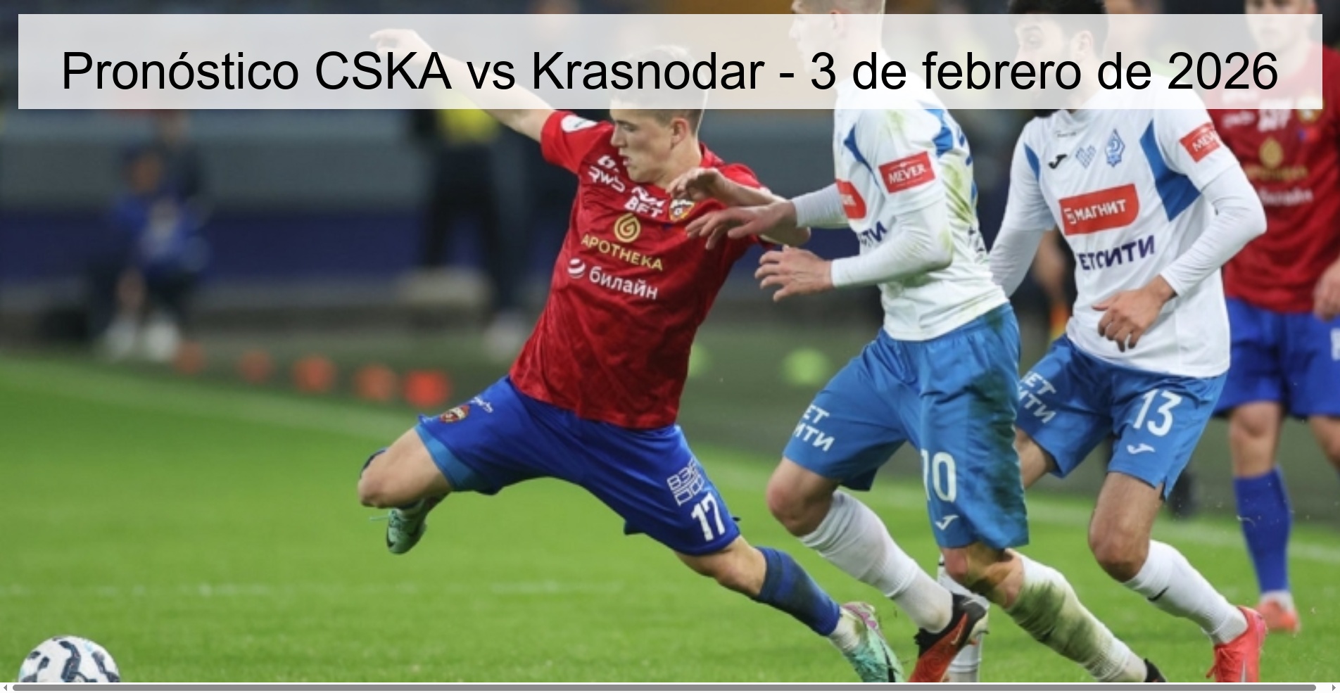 CSKA vs Krasnodar Prediction – February 3, 2026