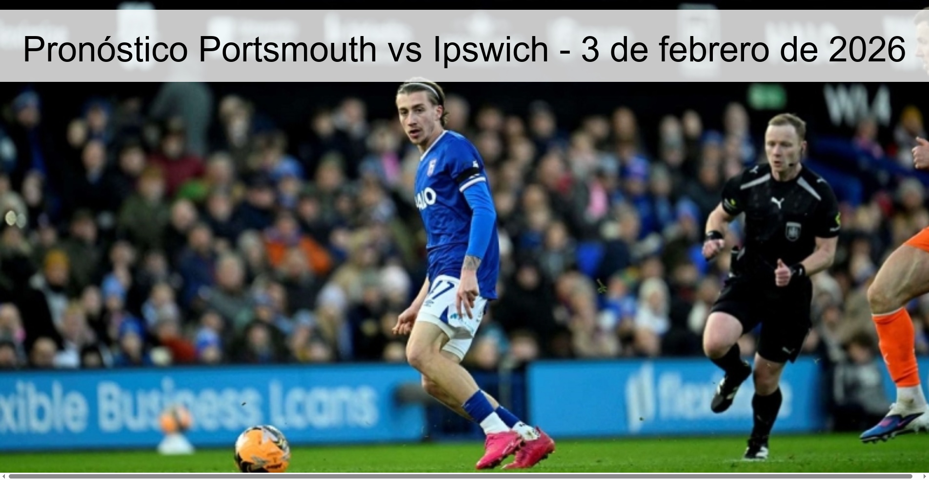 Portsmouth vs Ipswich Prediction – February 3, 2026