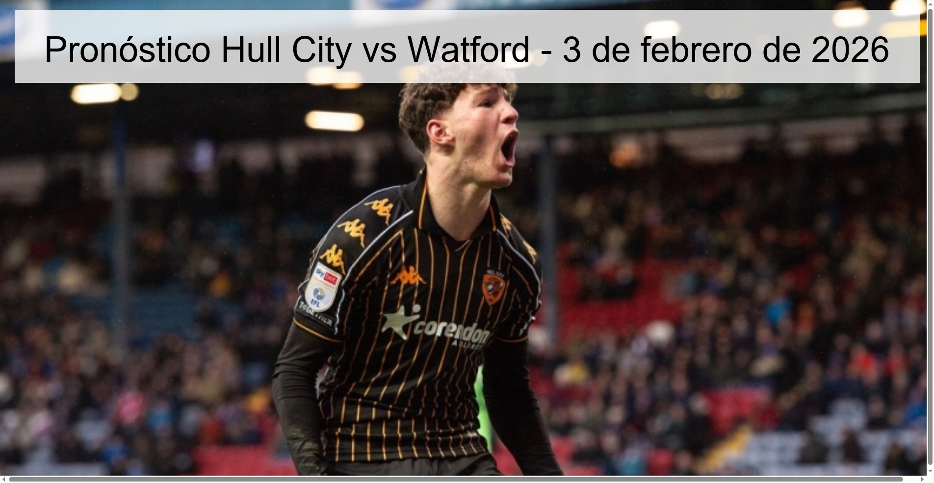 Hull City vs Watford Prediction – February 3, 2026