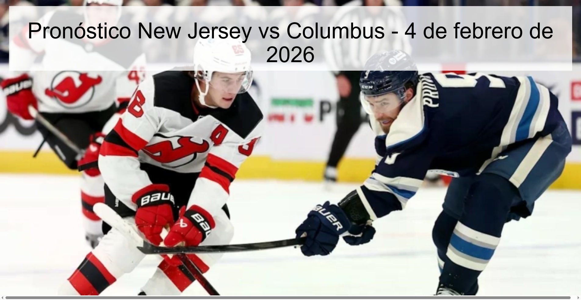 New Jersey vs Columbus Prediction – February 4, 2026