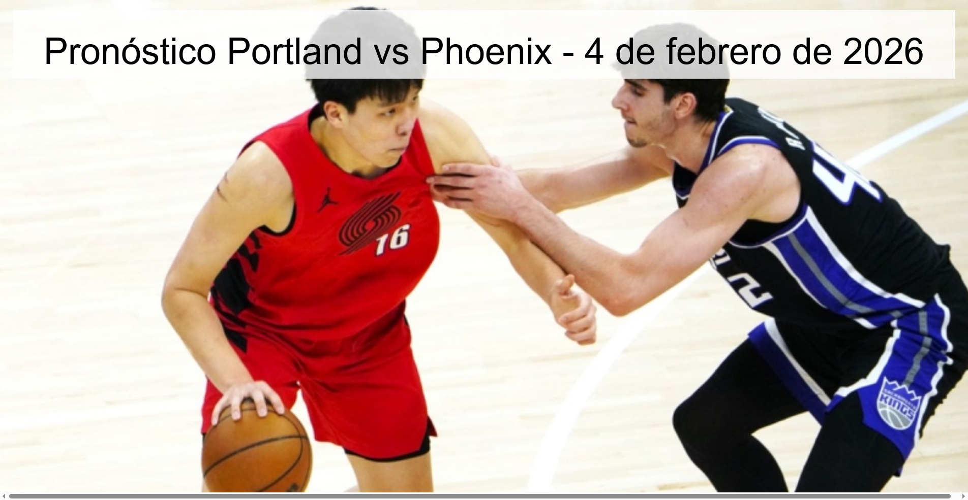 Pronóstico Portland vs Phoenix - 4 de febrero de 2026