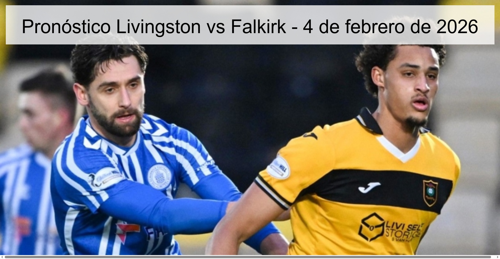 Pronóstico Livingston vs Falkirk - 4 de febrero de 2026