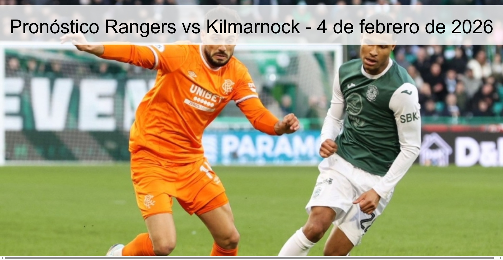 Rangers vs Kilmarnock Prediction – February 4, 2026