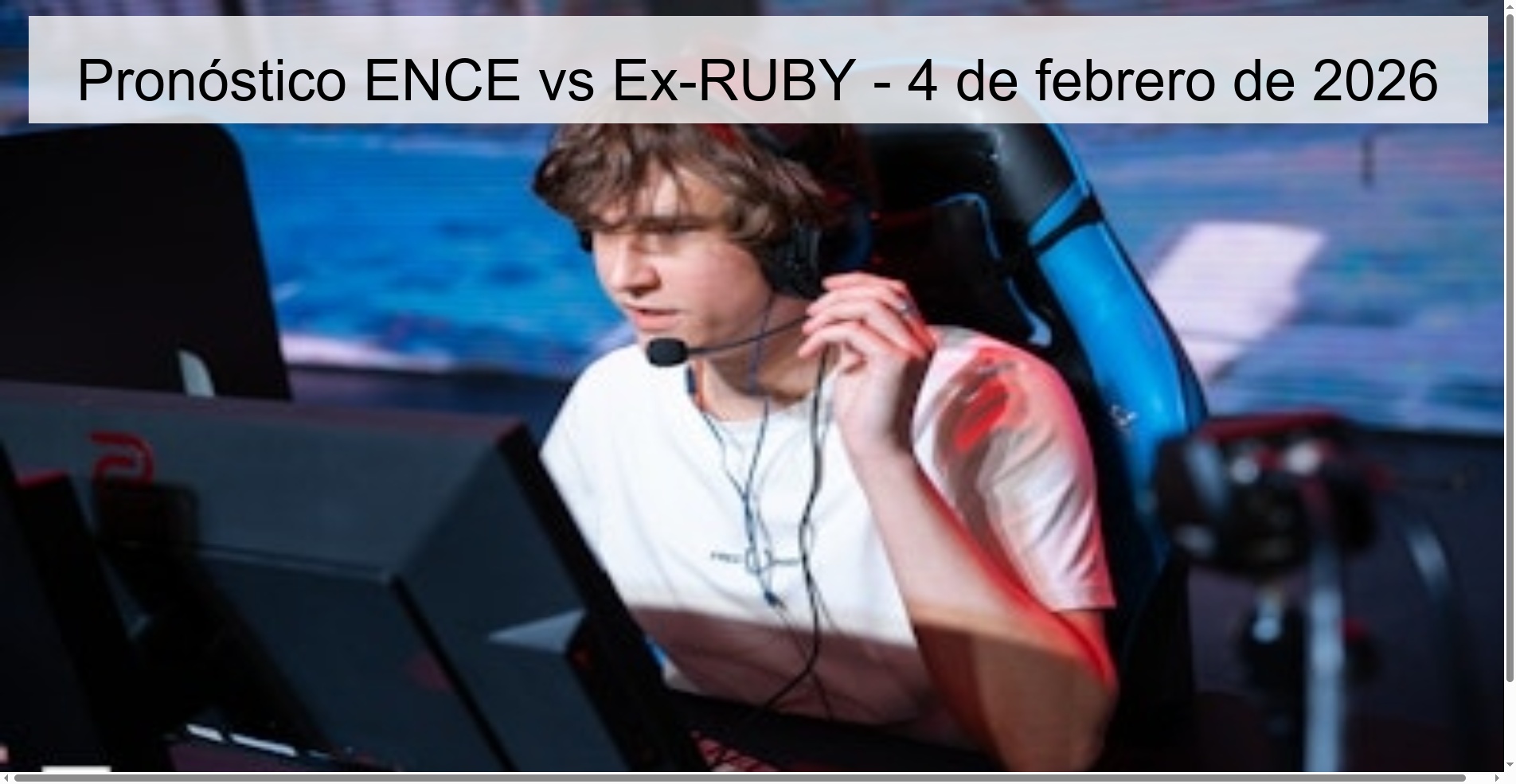 Pronóstico ENCE vs Ex-RUBY - 4 de febrero de 2026