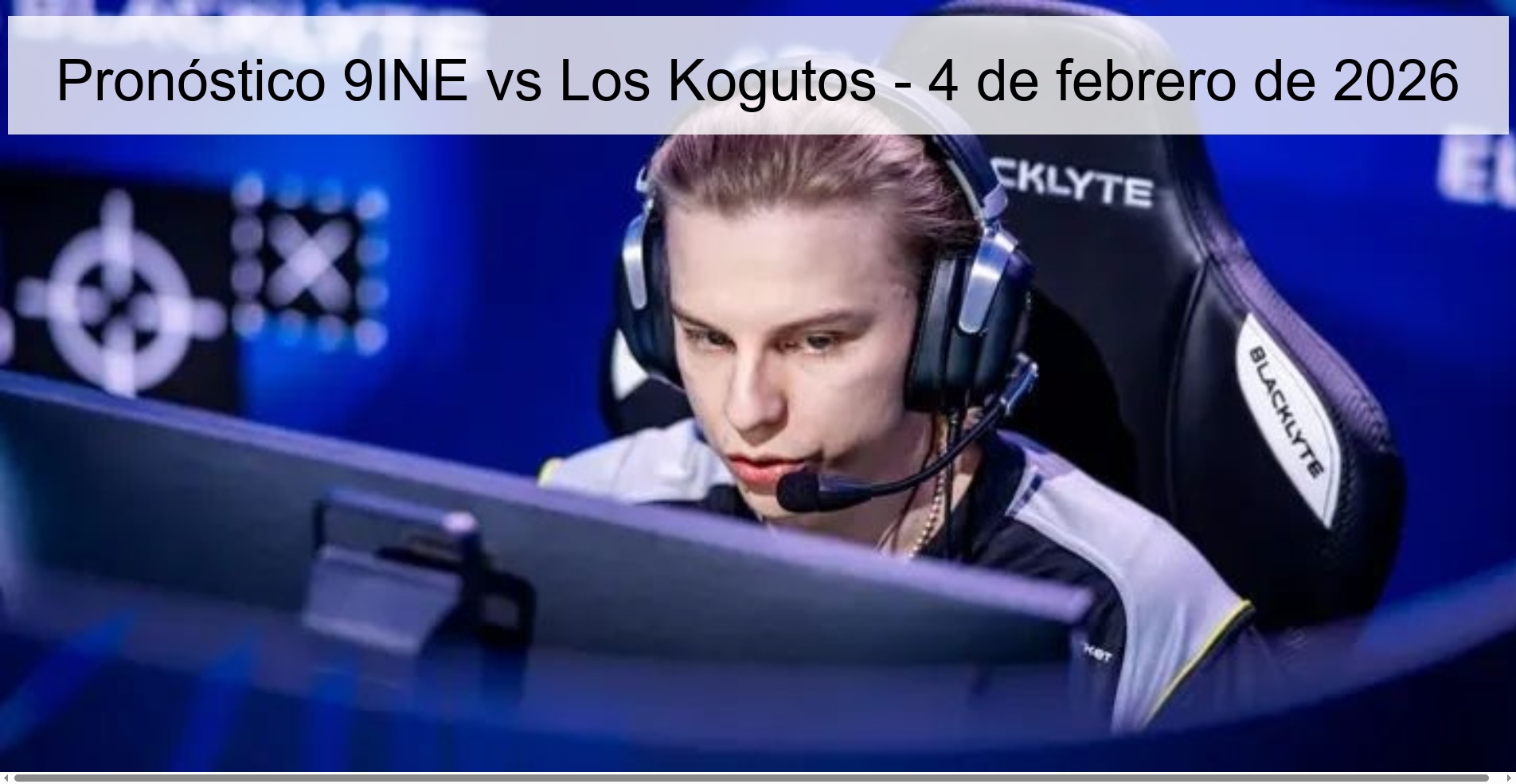 9INE vs Los Kogutos Prediction – February 4, 2026