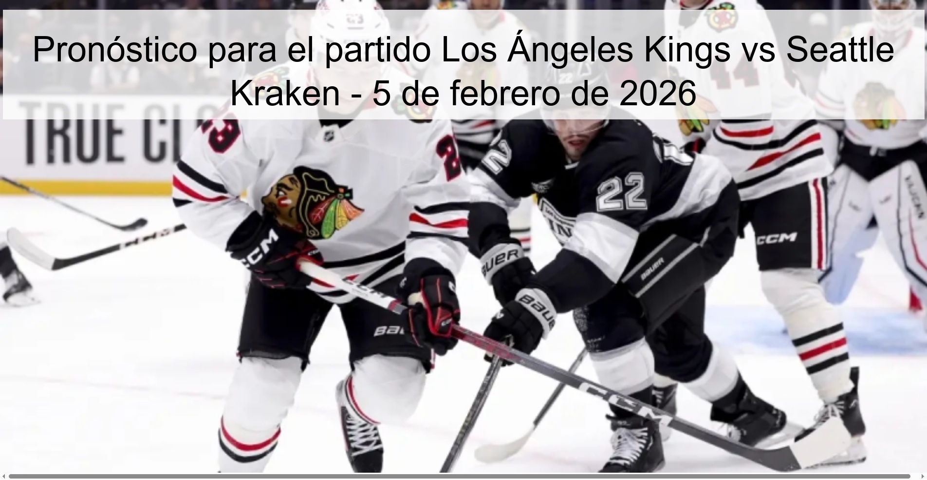 Prediction for the match Los Angeles Kings vs Seattle Kraken - February 5, 2026