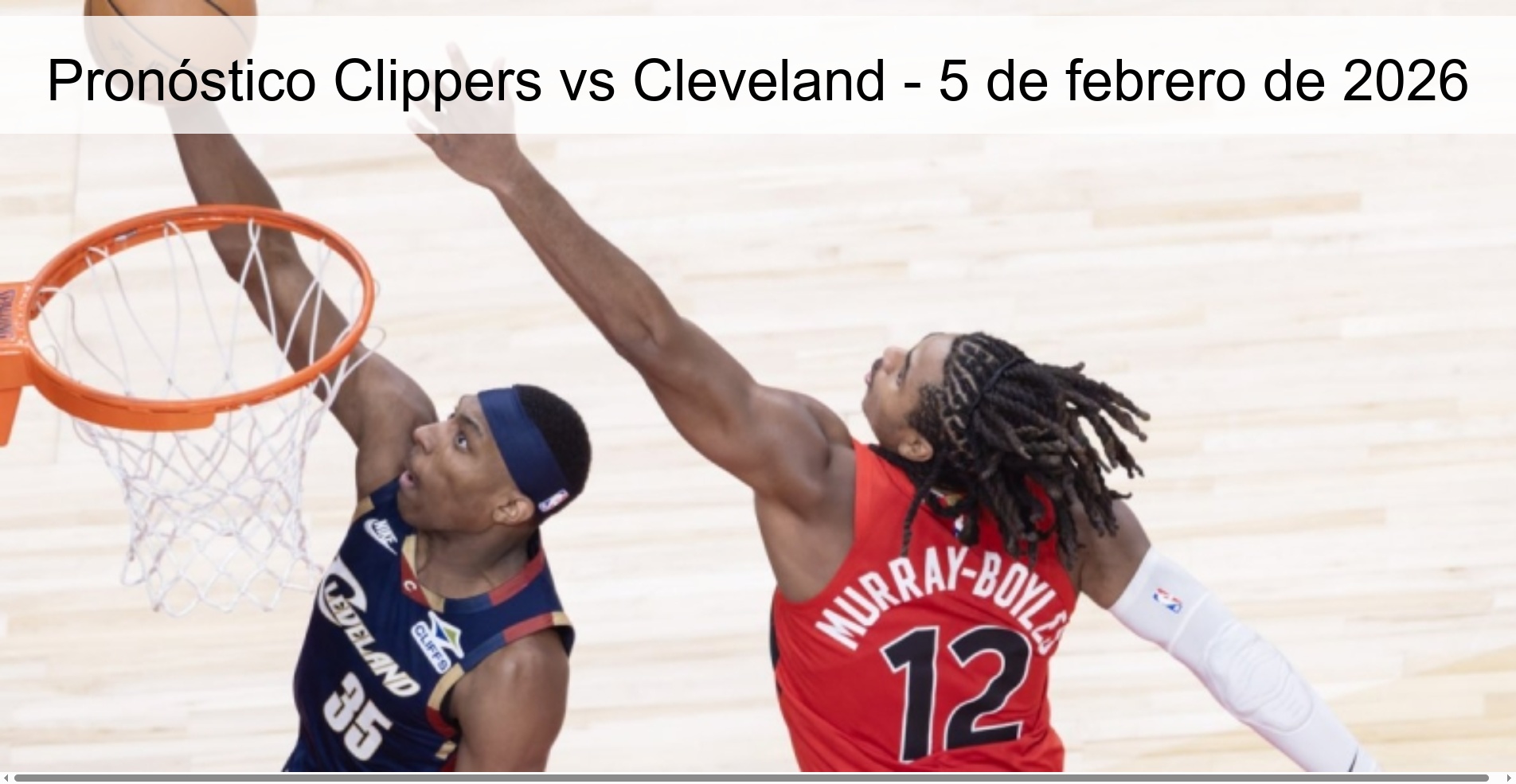 Pronóstico Clippers vs Cleveland - 5 de febrero de 2026
