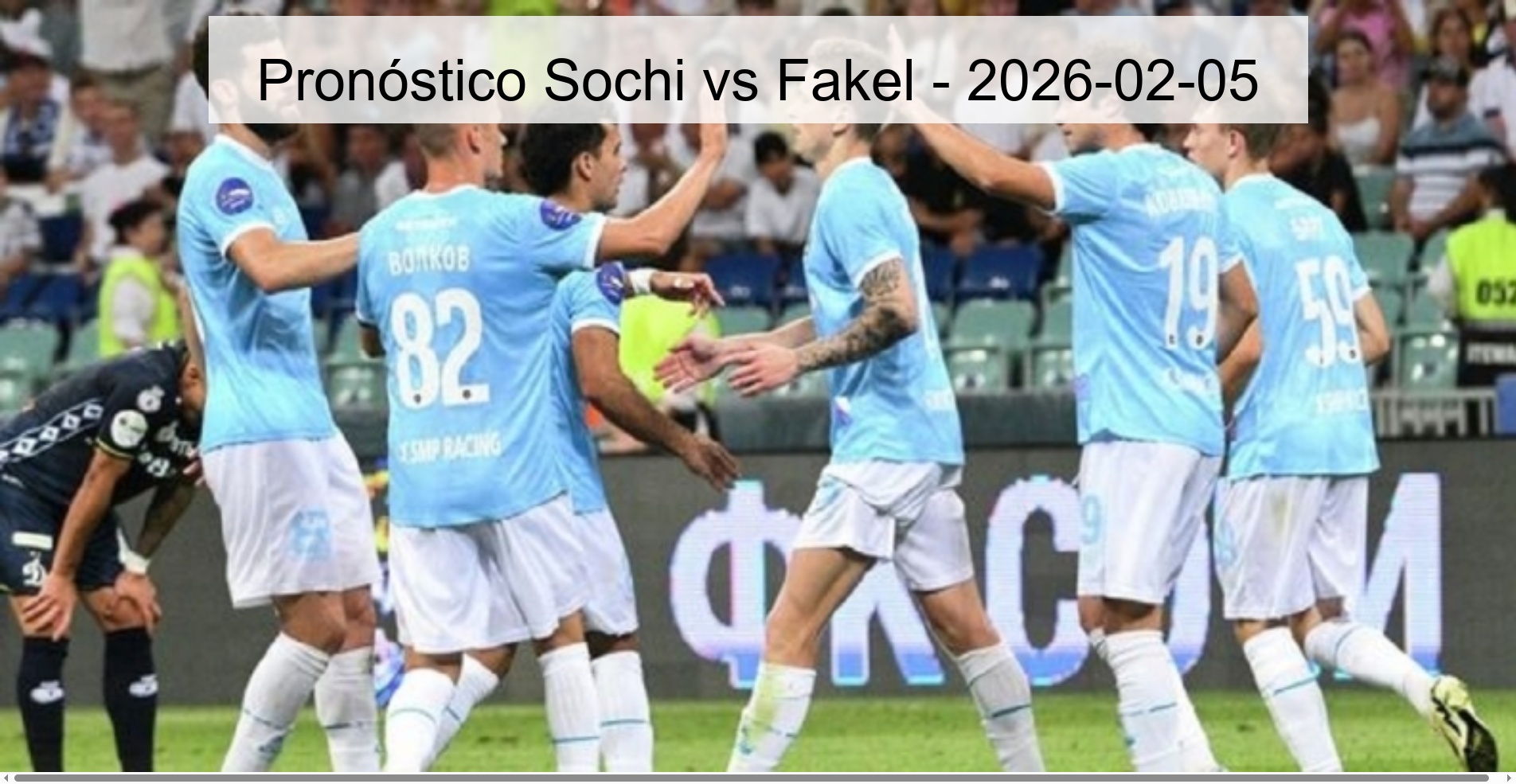 Sochi vs Fakel Prediction - 2026-02-05