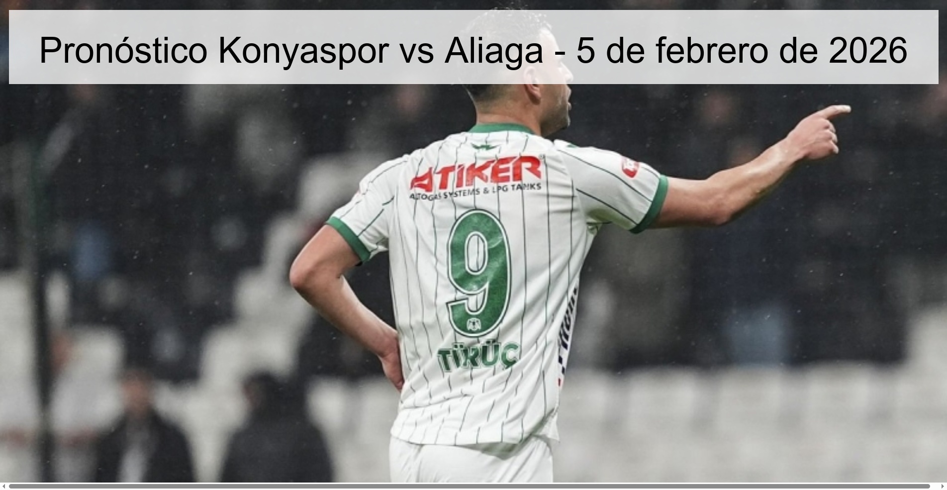 Konyaspor vs Aliaga Prediction – February 5, 2026