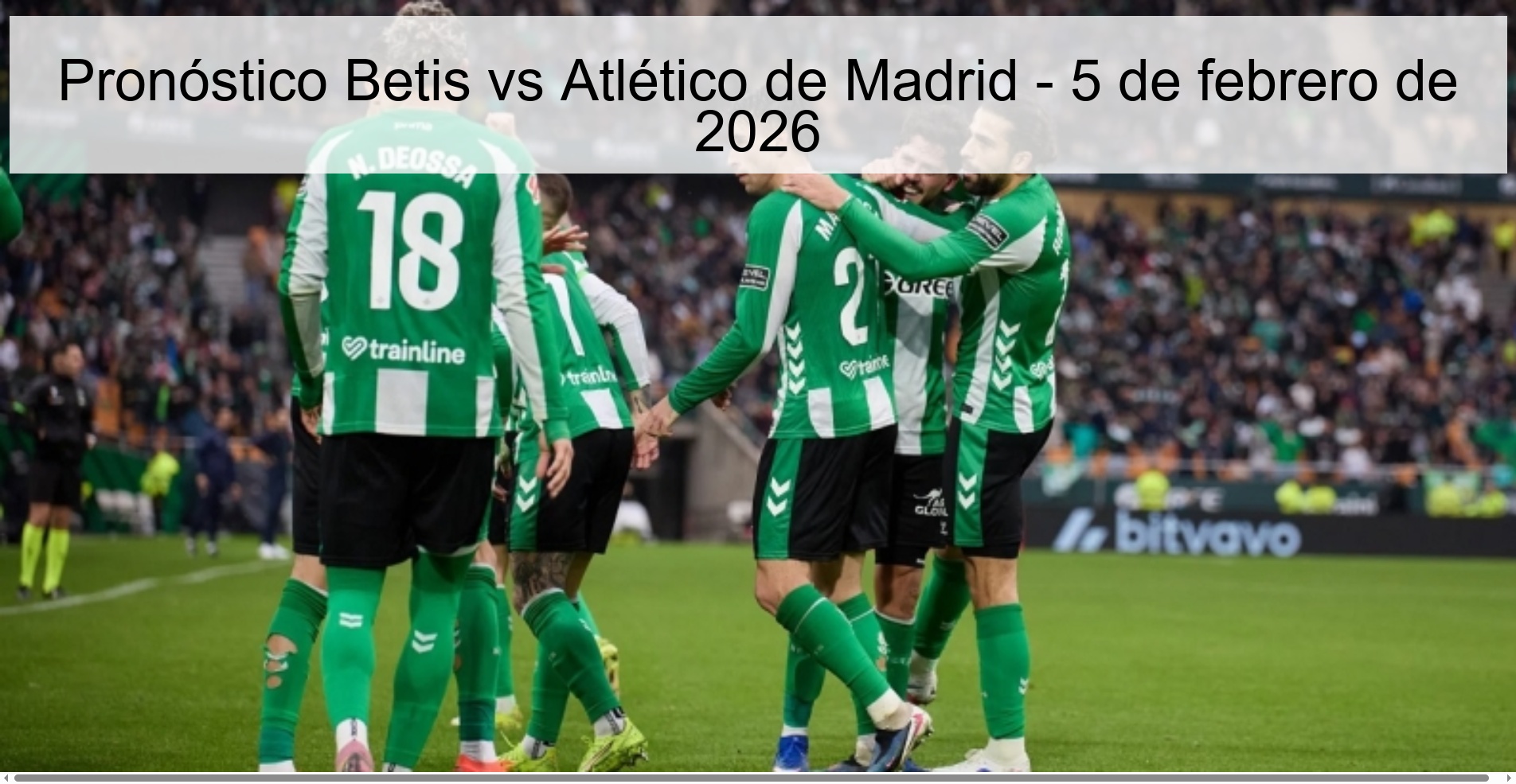 Betis vs Atlético de Madrid Prediction - February 5, 2026