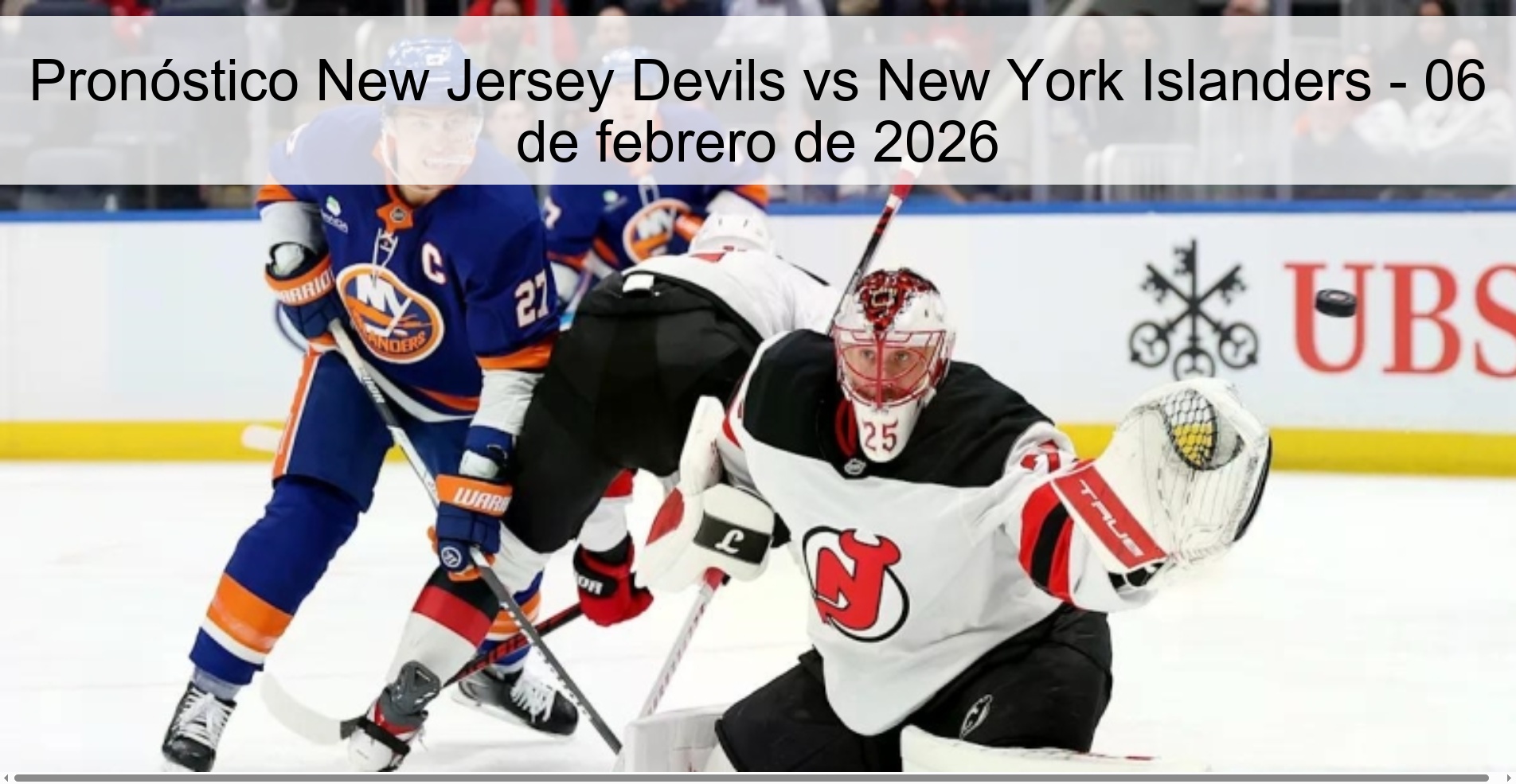 New Jersey Devils vs New York Islanders Prediction - February 6, 2026