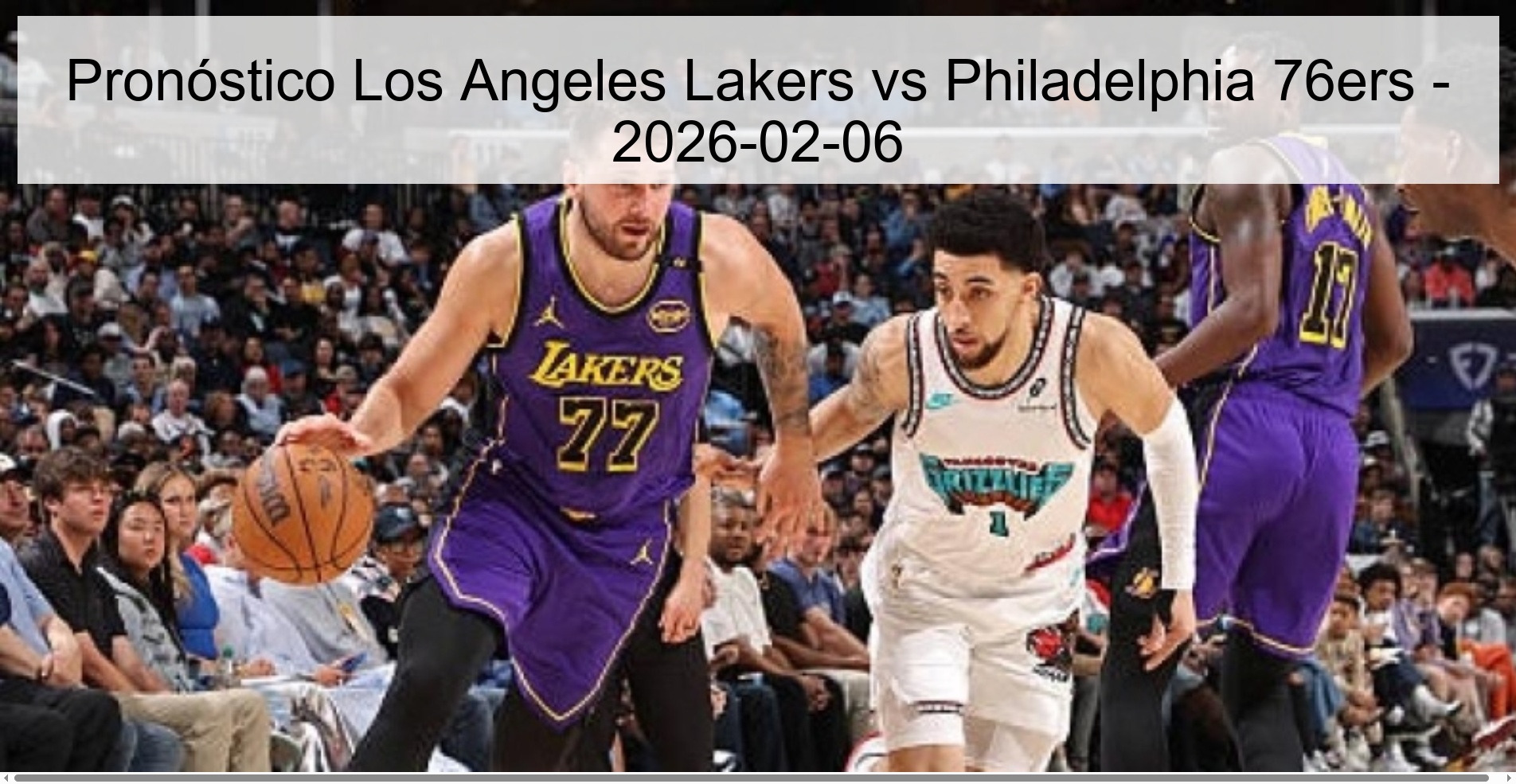Los Angeles Lakers vs Philadelphia 76ers Prediction - 2026-02-06