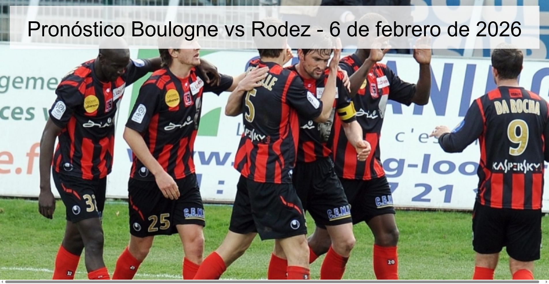 Pronóstico Boulogne vs Rodez - 6 de febrero de 2026