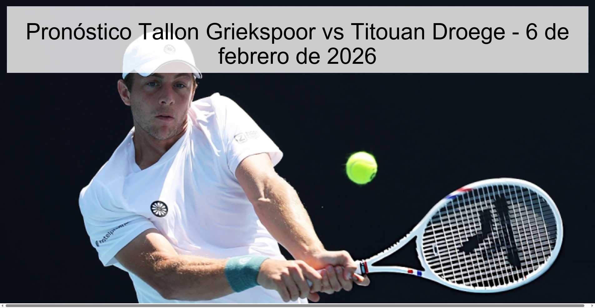 Tallon Griekspoor vs Titouan Droege Prediction – February 6, 2026