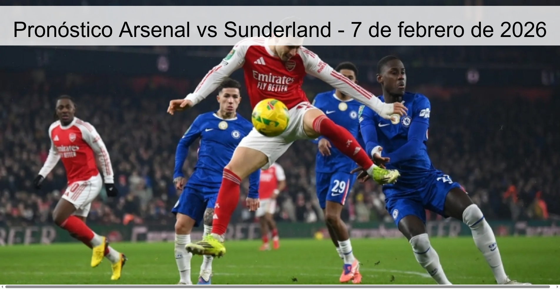 Arsenal vs Sunderland Prediction – February 7, 2026
