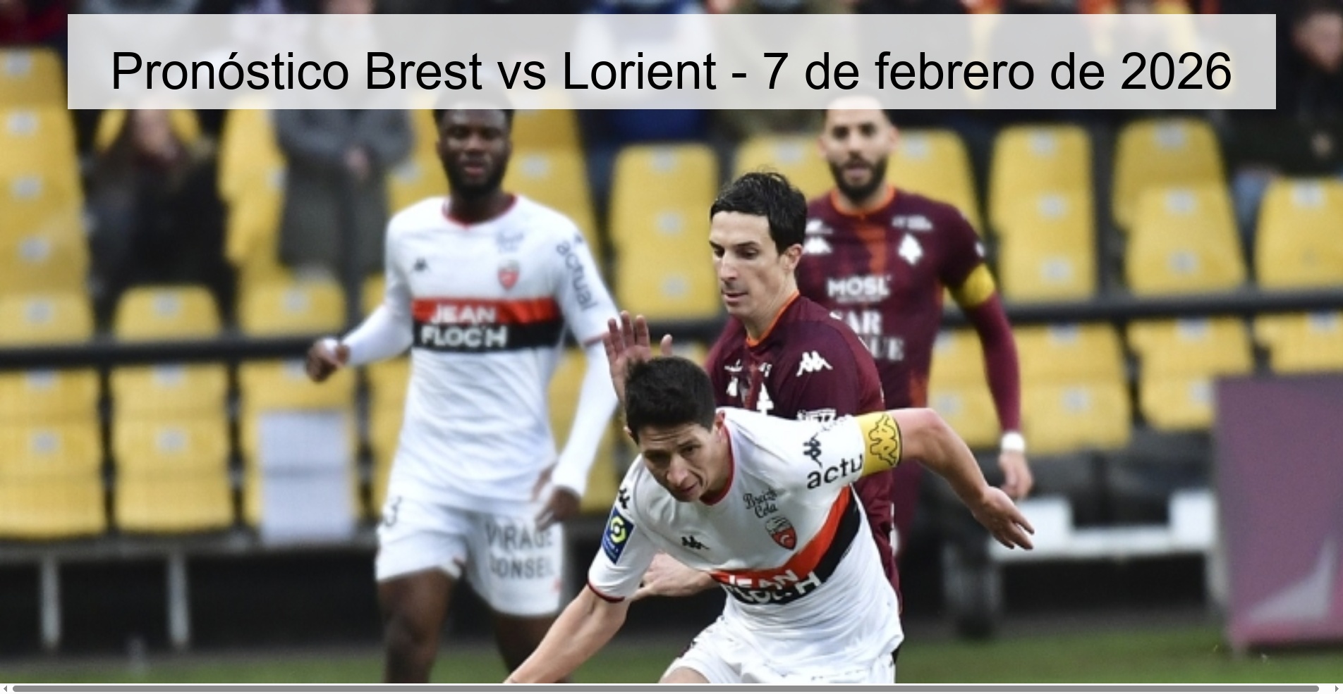 Pronóstico Brest vs Lorient - 7 de febrero de 2026
