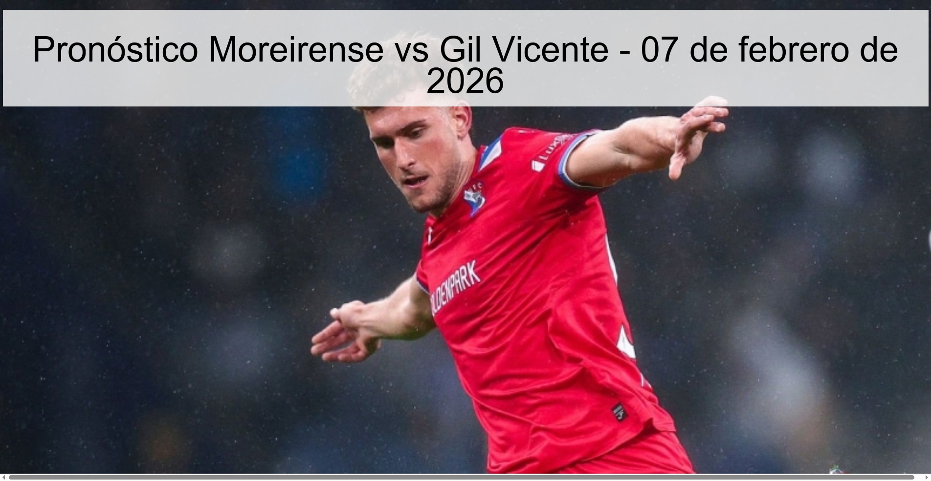 Moreirense vs Gil Vicente Prediction - February 7, 2026
