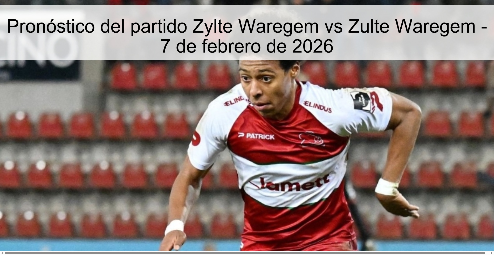 Zylte Waregem vs Zulte Waregem Prediction – February 7, 2026