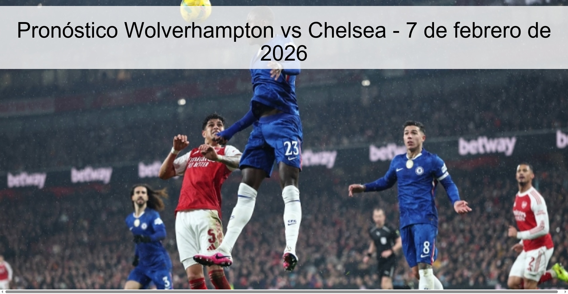 Wolverhampton vs Chelsea Prediction – February 7, 2026